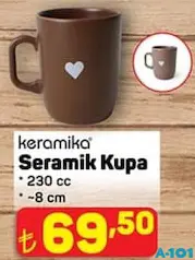 KERAMİKA SERAMİK KUPA 230 CC